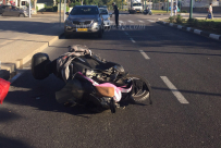 بالصور: 3 اصابات بحادث دهس في مدينة يافا